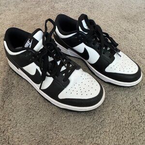 Nike Dunk Low Panda Size 7.5 Womens Black White